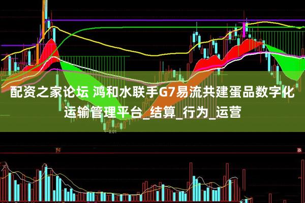 配资之家论坛 鸿和水联手G7易流共建蛋品数字化运输管理平台_结算_行为_运营